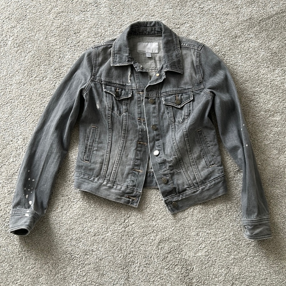 Old Navy Gray Jean Jacket